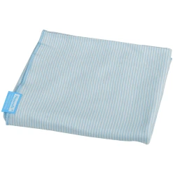 Hoppediz Pucktuch Hellblau-weiß