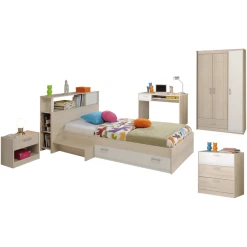 Parisot Kinder- Und Jugendzimmer 6-tlg. "Charly 9" Akazie-Weiß Akazie / Weiß