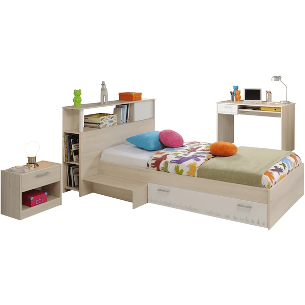 Parisot Kinderzimmer / Jugendzimmer 4-tlg. "Charly 11" Akazie-Weiß Akazie / Weiß 1 Parisot Kinderzimmer / Jugendzimmer 4-tlg. "Charly 11" Akazie-Weiß Akazie / Weiß