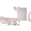 Parisot Kinderzimmer Set 4tlg "Galaxy 153" Weiß Weiß